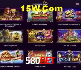 Recursos de Bônus 580Bet